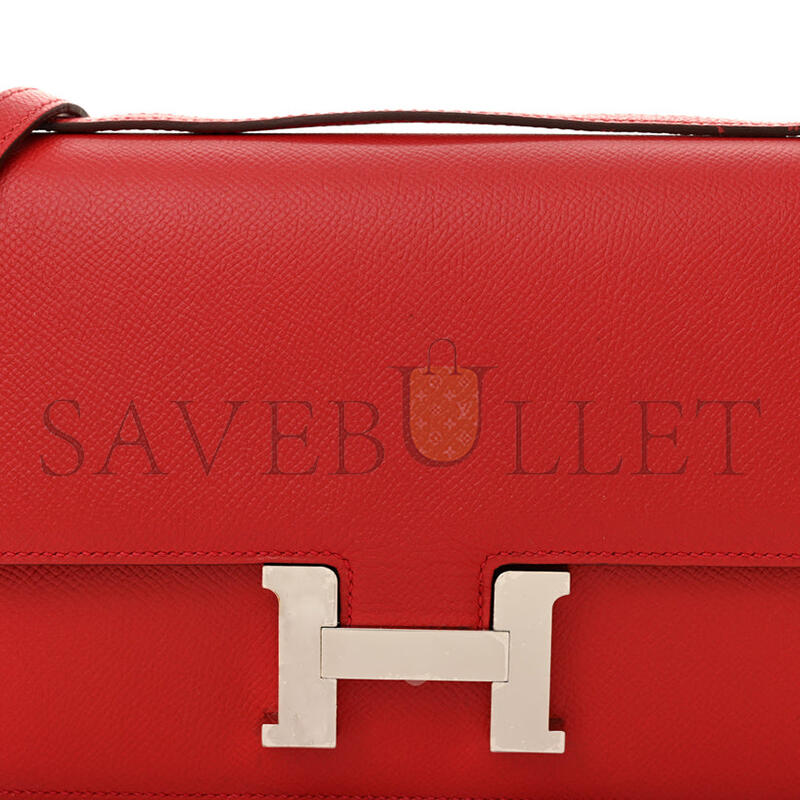 H**me5 master epsom constance elan 25 rouge casaque (25*15*4cm)